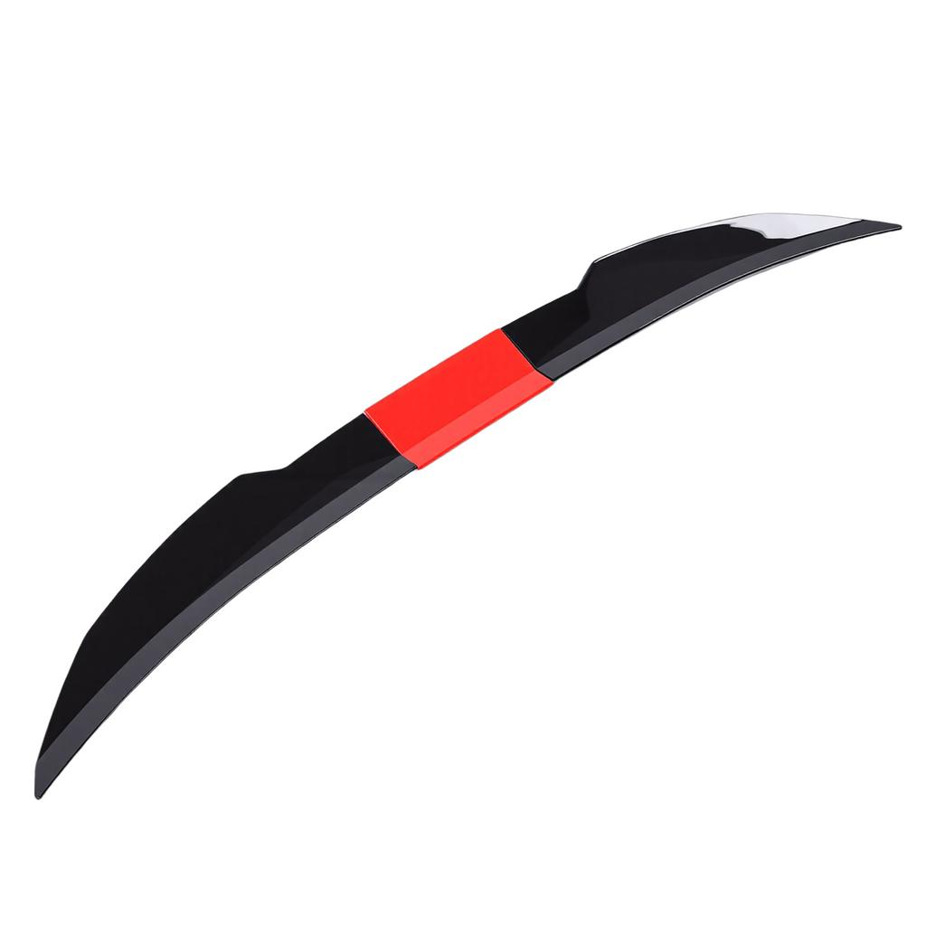 Car Rear Tail Trunk Spoiler Universal 117 128cm Adjustable Strong Adhesion Trunk Lid Spoiler Wing Glossy Black Red