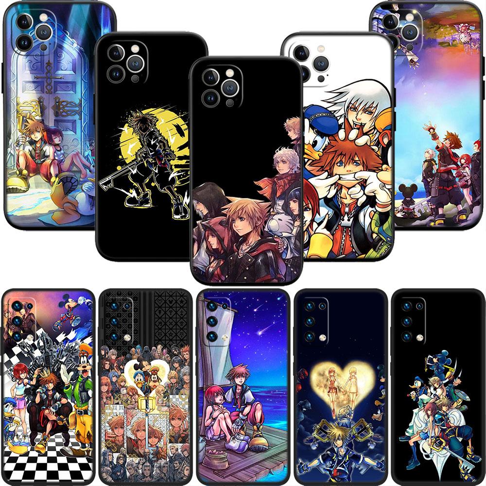 CJ73 Kingdom Hearts Soft Shell Phone Case for Redmi Note 13 14 Pro+ Plus A3 A3X 13X 13C 13R 14S 14C 14R