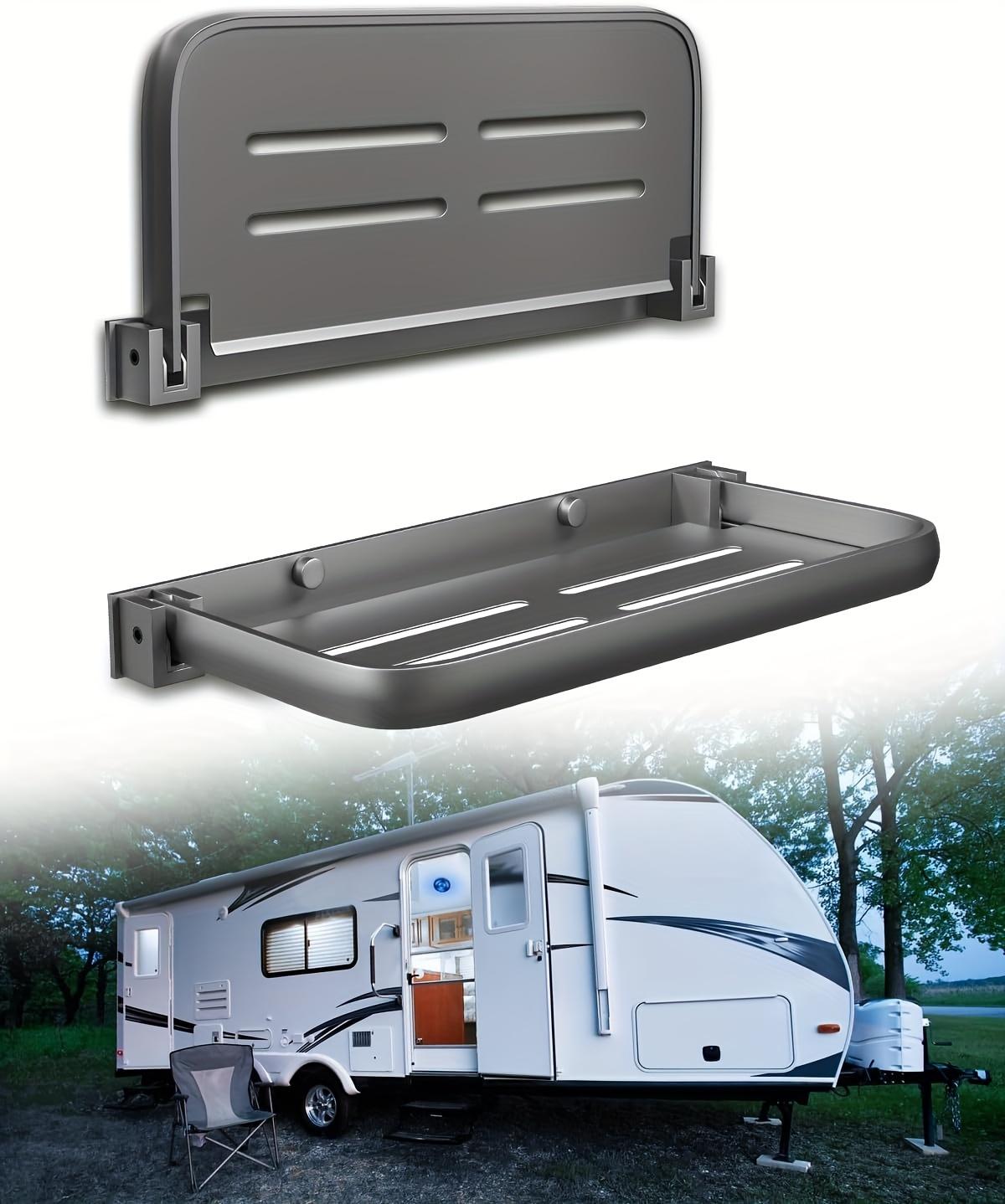 RV Foldable Shelf 90 Fold-Down Wall Shelf Organization Space-Efficient Versatile Floating Storage Accessories Used For Camper RV
