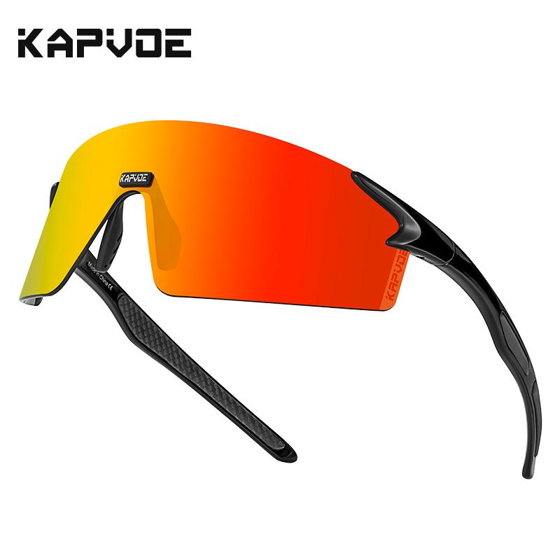 Kapvoe Cycling Sunglasses Fashion for Men Bike Glasses Cycle Women Sports Bicycle MTB Fishing Hiking Riding Eyewear UV400