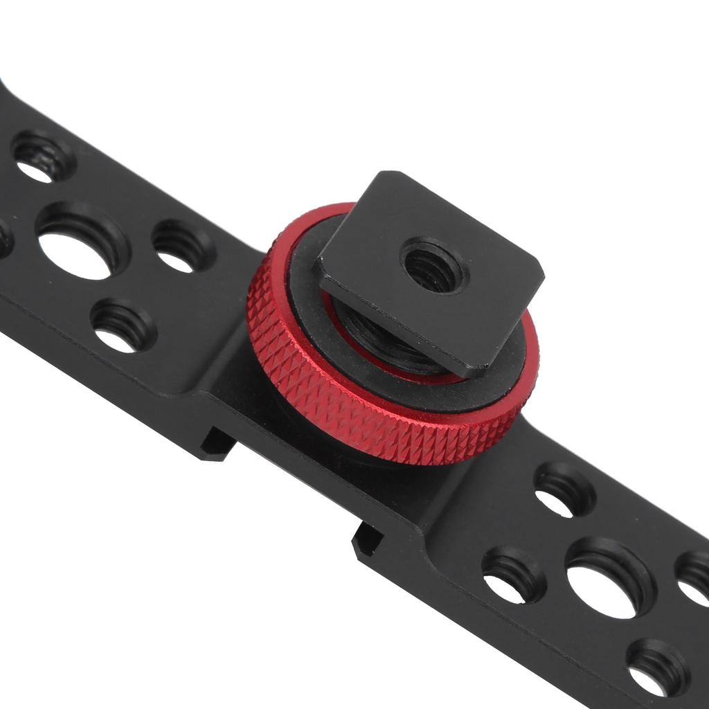 3 In 1 Hot Shoe Mount Adapter Extension Bar Bracket Stand for Camera Mobile Phone