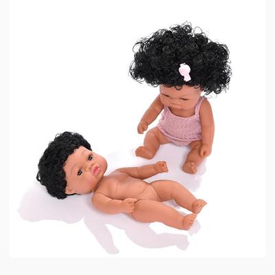 33CM Yıkanabilir Gerçekçi Yumuşak El Boyaması Simülasyon Bebek Yeniden Doğan Bebek Çocuklar Eşlik Eden Oyun Bebeği