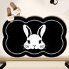 Small Fresh Black Technology Soft Diatom Mud Absorbent Mat Bathroom Non-slip Mat Bathroom Door Quick Dry Mat Bathroom