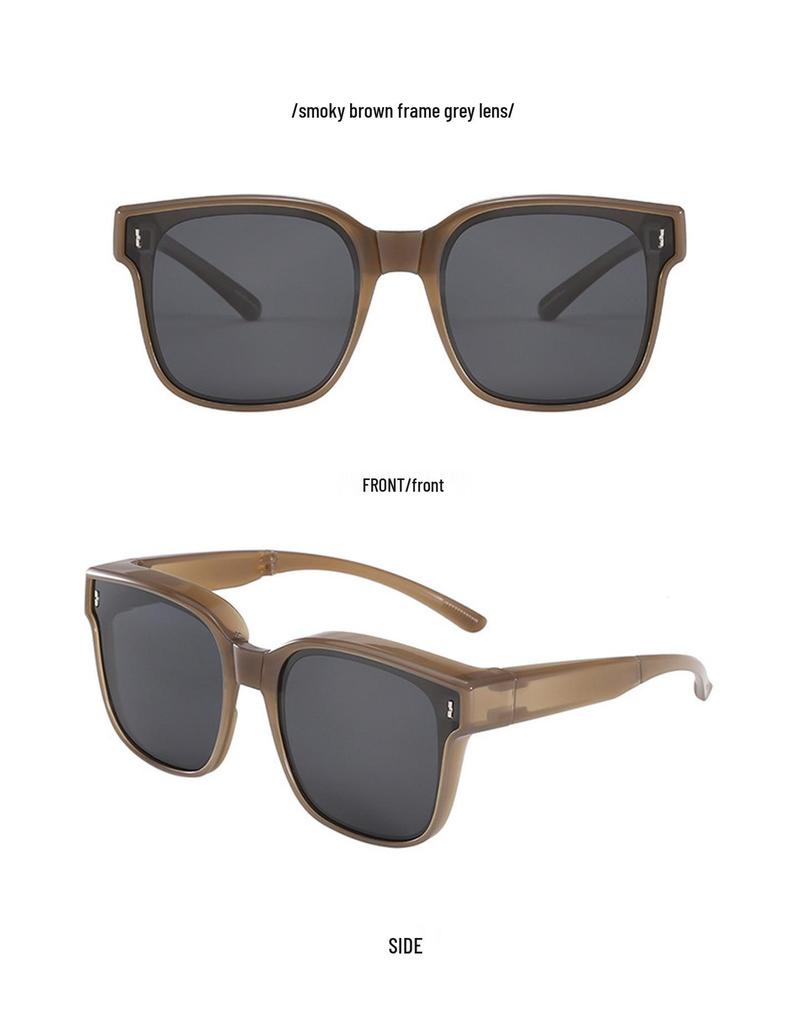 Faltbare TR90 Polarisierte Aufsteck-Brille mit Sehstärke und UV-Schutz für Damen & Herren