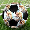 Messi Fußball Ball Größe 5 Bunt Maschinengenäht PVC Wettkampfbereit Langlebig Hoher Rückprall