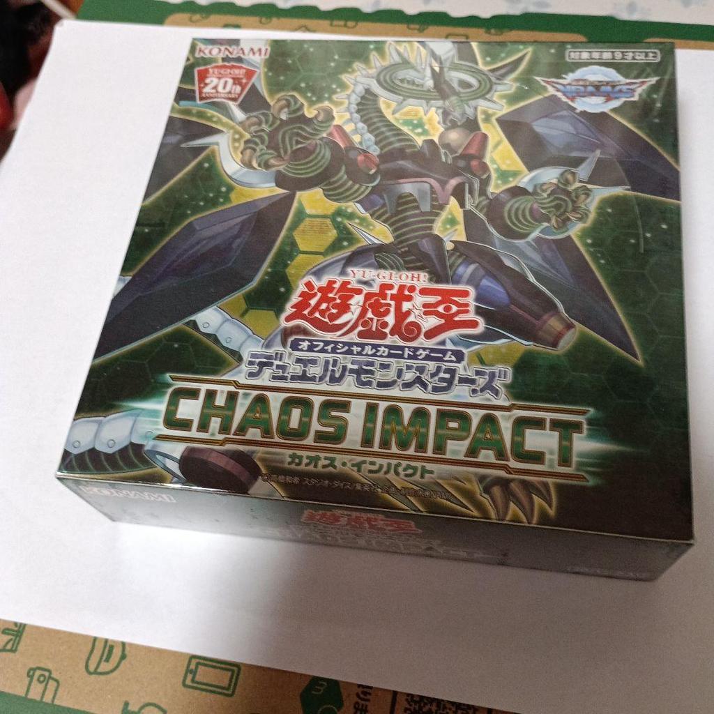 Used Yu-Gi-Oh! OCG CHAOS IMPACT Unopened BOX