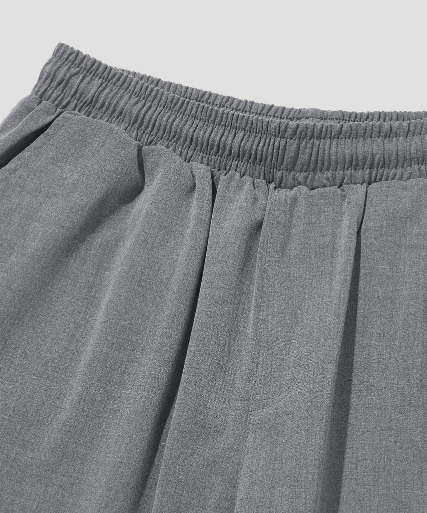 AGOD Wide Banding Slacks [Gray]