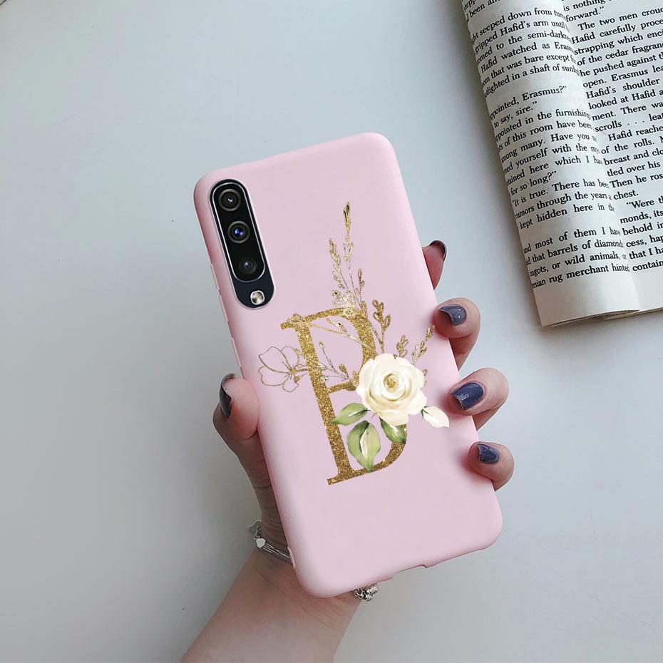 Case For Samsung Galaxy A50 A30 Case Silicone Cute Letters Soft Back Cover For Samsung Galaxy A30S A 30 50 A50S Case 2019 bumper