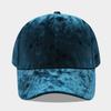 European and American Velvet Solid Visor Cap - Unisex Winter Fashion Casual Curved Brim Sun Hat, Couples' Vintage Baseball Cap