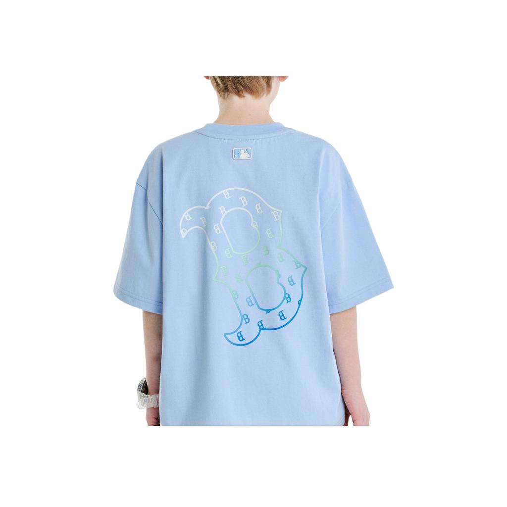 New MLB Boston Red Sox T Shirt Sky Blue Children Aged 3 7 Years Old 7ATSM0453-43SBL