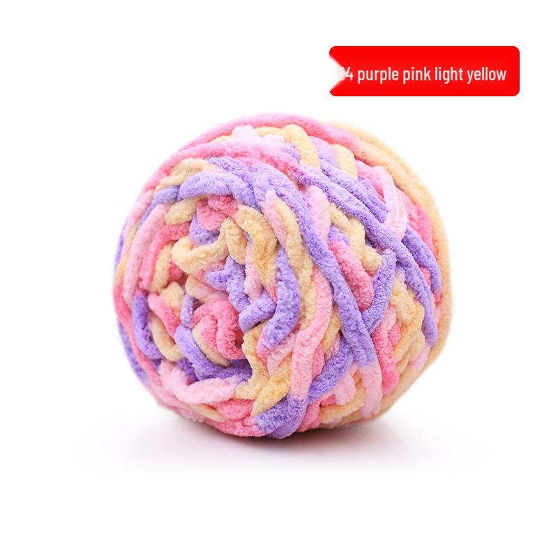Ice Bar Chunky Soft Yarn for Hand-Knitted Scarves, Crochet Hooks, Slippers, and DIY Projects for Men and Women