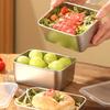 Lunch Box Stainless Steel Picnic Bento Box Large Capacity Portable Lunch Container for Home Office School