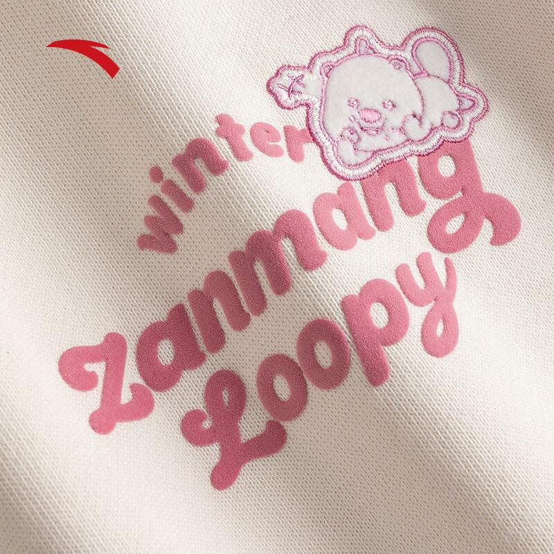 Anta X ZANMANG LOOPY Women's Printed Hooded Pullover Sweatshirt