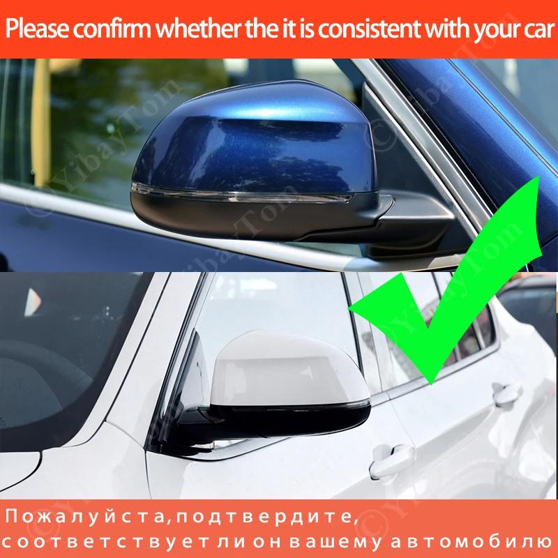For BMW X5 F15 X6 F16 X3 F25 X4 F26 2014 - 2018 Mirror Cover Caps Horn High Quality Carbon Fiber Accessories 2017 2016