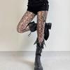 Women Lace Patterned Fishnet Tights High Waist Fishnets Leggings Net Stockings Pantyhose Thigh High Stockings Hosiery