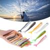 2Set Artificial Simulation Double Color Soft Silicone Lure Bait Fishing Accessory