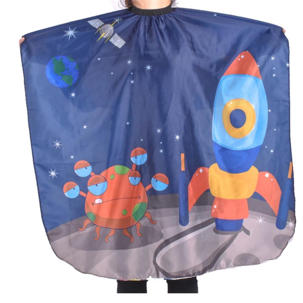 

Салон Парикмахерская Wrap Детская мультяшная накидка для стрижки Профессиональный водонепроницаемый режущий халат