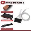 X Autohaux Right Tail Light Socket Wiring for Mercedes-Benz C-Class W204 No.2048202577