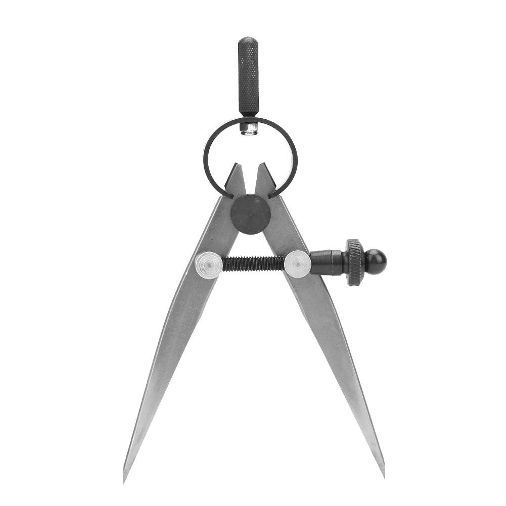 45# Steel Leather Craft Compass Wing Divider Spring Divider Caliper with Quenched Leg(75mm)
