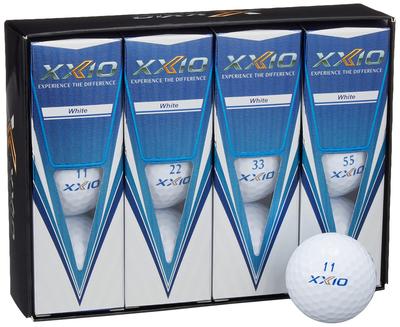 DUNLOP XXIO Eleven Golf 1 Dutzend Weiße Bälle, (12 Bälle),
