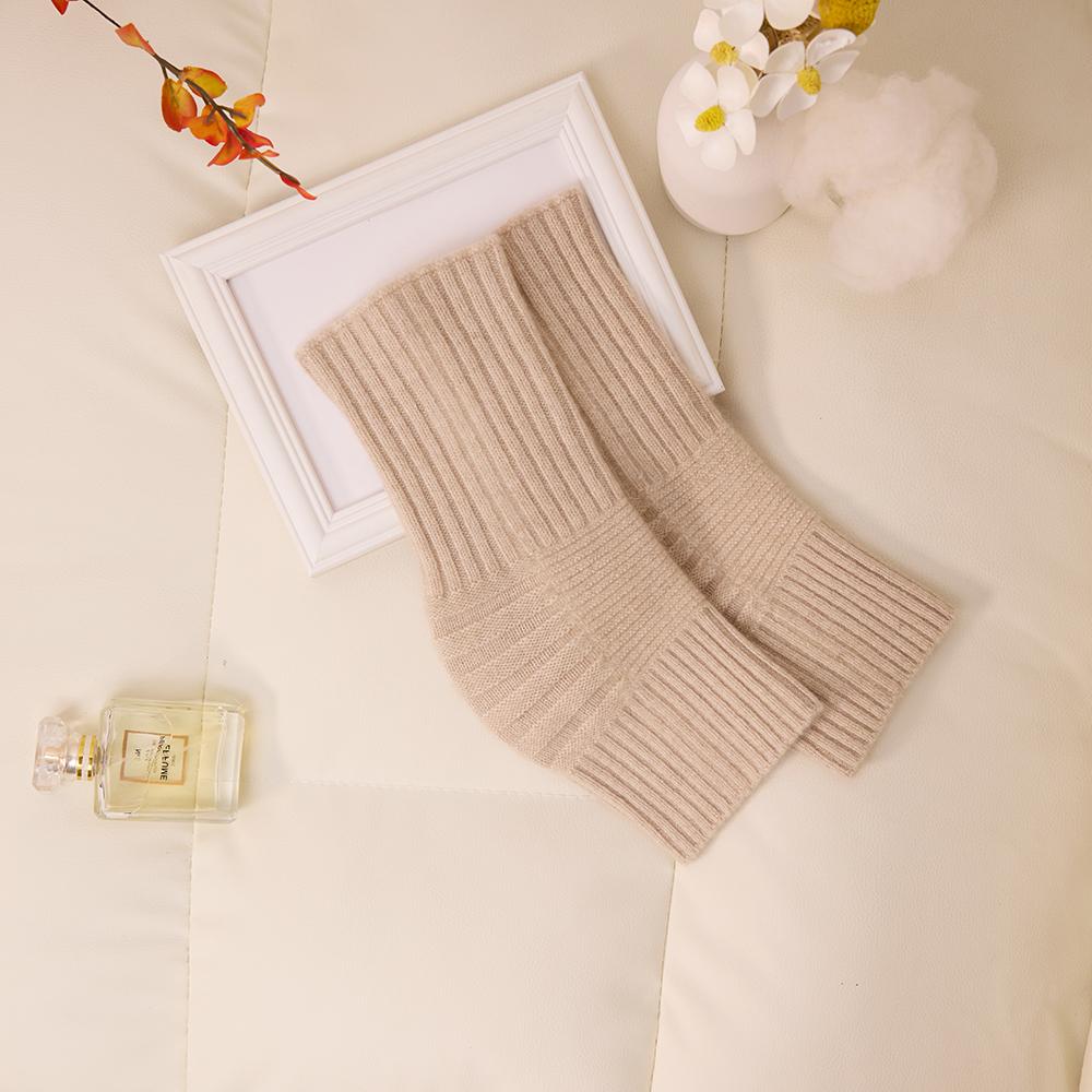 100% Pure Cashmere Legging Warmer Custom Fashion Soft Skin Friendly Women Winter Warm Pure Cashmere Leg Knee Warmers