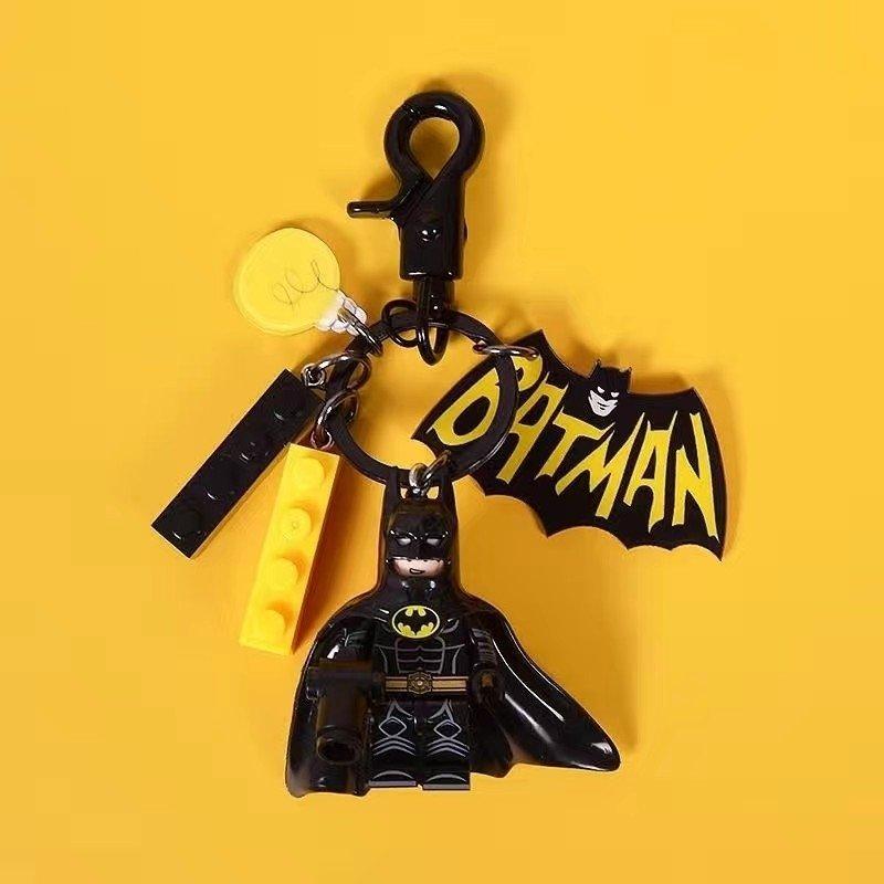 HEROCROSS Batman Anime Doll Pendant Car Keychain Pendant Children'S Backpack Pendant Accessories Gift Backpack Pendant For Boys