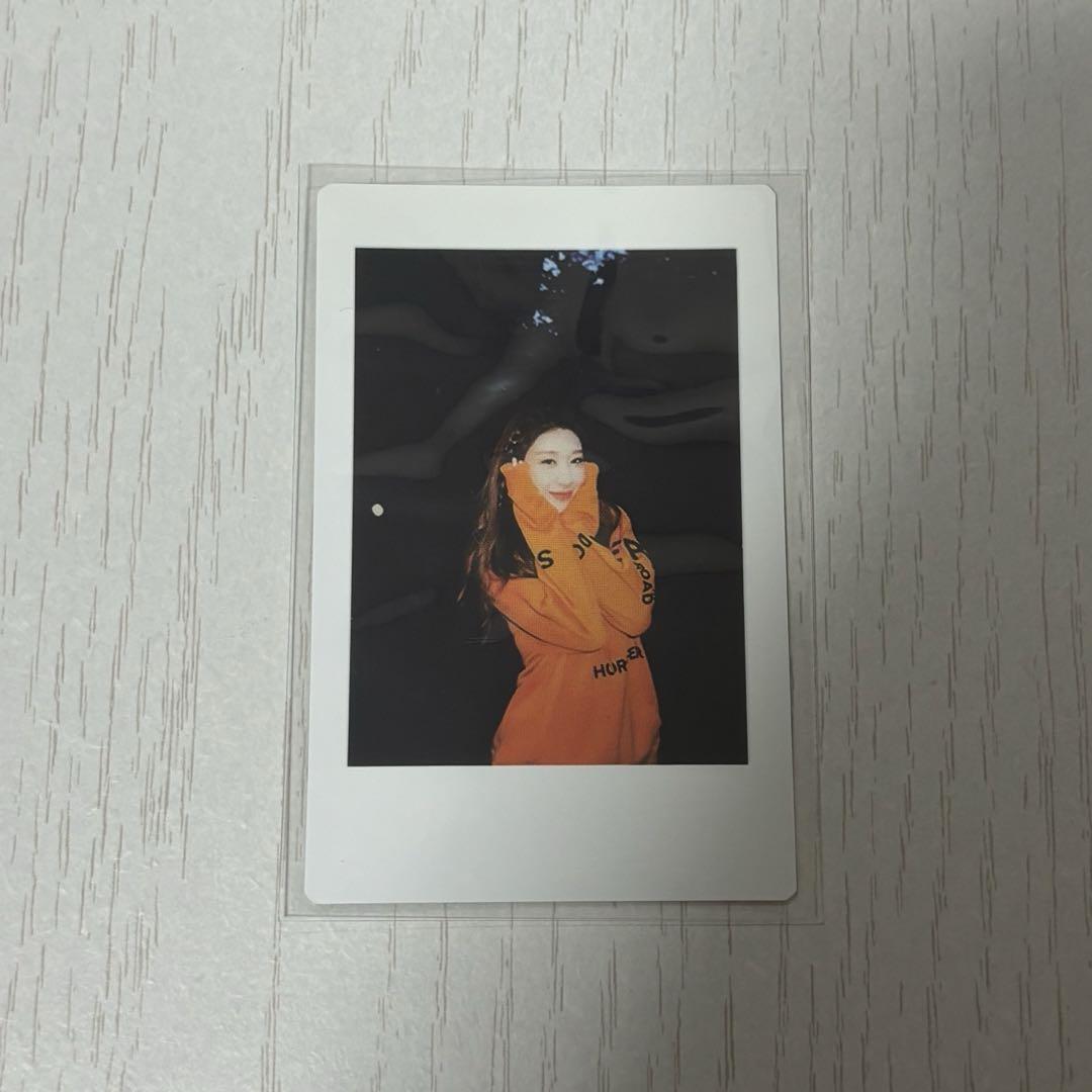 

[USED] ITZY Chaeryeong trading card Seagreen bonus