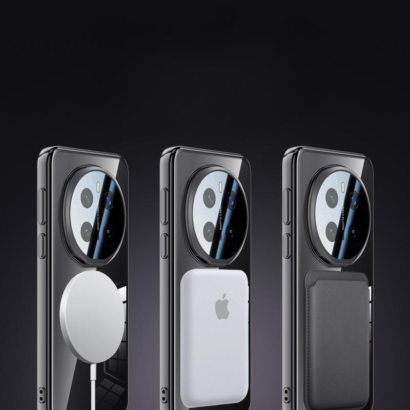 Objektivschutz, unsichtbarer Standkoffer für Honor Magic 7 Pro Magic7Pro Magsafe, kabelloses Laden, Adsorption, matte PC-Telefonabdeckung