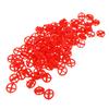 500 Stück Entfernbare Fliesenabstandshalter 1/16 Zoll 2 mm Wiederverwendbar Wandboden Bauwerkzeug Fliesen-Nivelliersystem Rot 2,0 mm