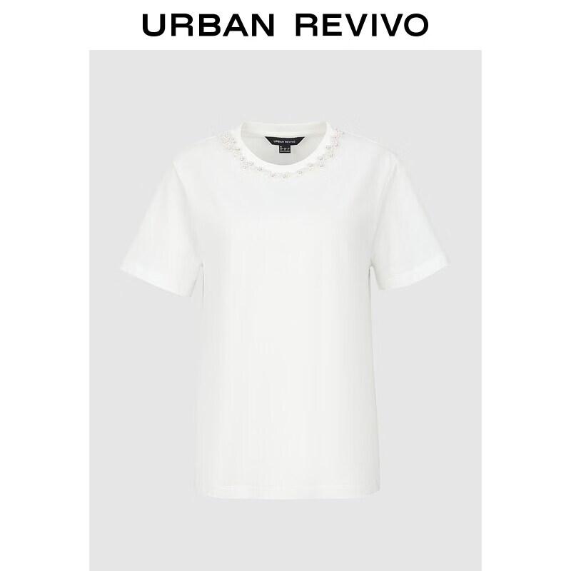 UR2026 Women s Beaded Design T-Shirt M
