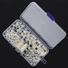 180pcs Box M3 Nylon Screw Nut Male Female Standoff Combination Assortment Kit(Black )