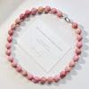 4Mm Vintage High Quality Natural Amethyst Design Sense Necklace Clavicle Chain
