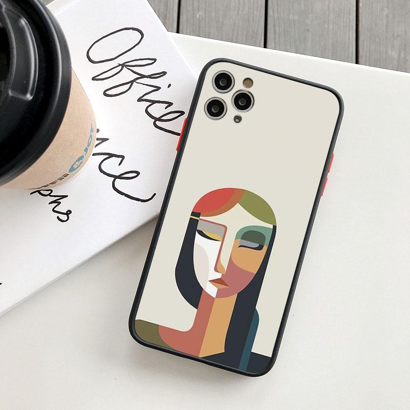 Picasso Abstract Art Painting Phone Case For iPhone 15 11 12 13 14 Pro MAX Mini 17 16 Pro Max Plus Shockproof Back Cover Fundas