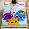 cute Bolofofos Print Flannel Blanket,High quality Comfortable for All Seasons,Home Decor,Warmth and Comfort,Perfect for Christmas Gifts