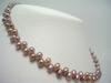 Isowa Pearl (Ise-Shima pearl specialty store) Freshwater pearl Cleopatra necklace 5.0-5.5mm light purple magnetic clasp 65128