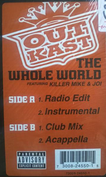 

12-дюймовая пластинка OUTKAST - The Whole World 73008245501 ARISTA 2002 США Рэп и хип-хоп/R&B Б/У