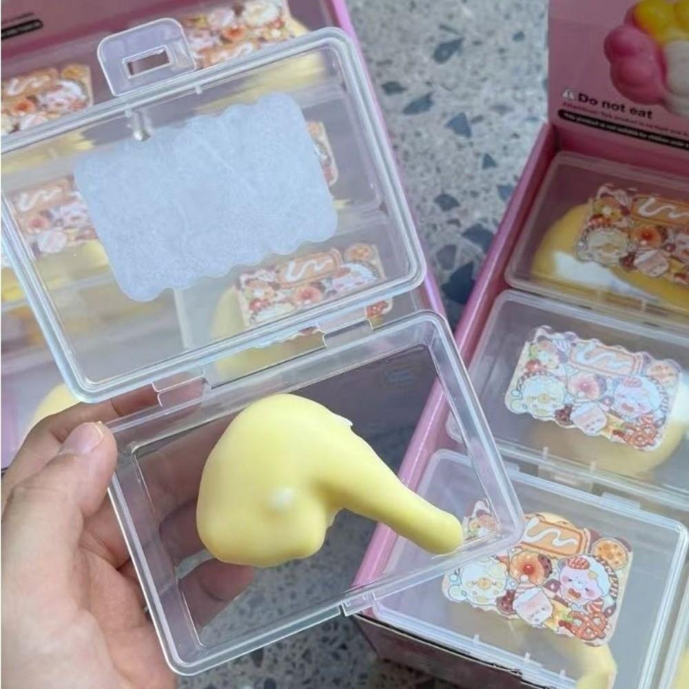 Handmade Crispy Chocolate Squishy Toy Portable Crispy Chocolate Pinching Toy Gifts for Kids