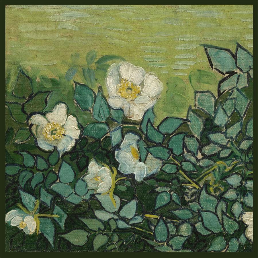 Silk Scarf Women Paintings Series Square Scarves Head Echarpes Silk Foulards Femme Wraps Beach Shawls Bandana Lady Hijabs 90CM