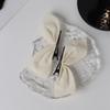 Black Velvet Bow Hairpin - Jisoo-Inspired Korean & Japanese Style Side Clip Hair Accessory