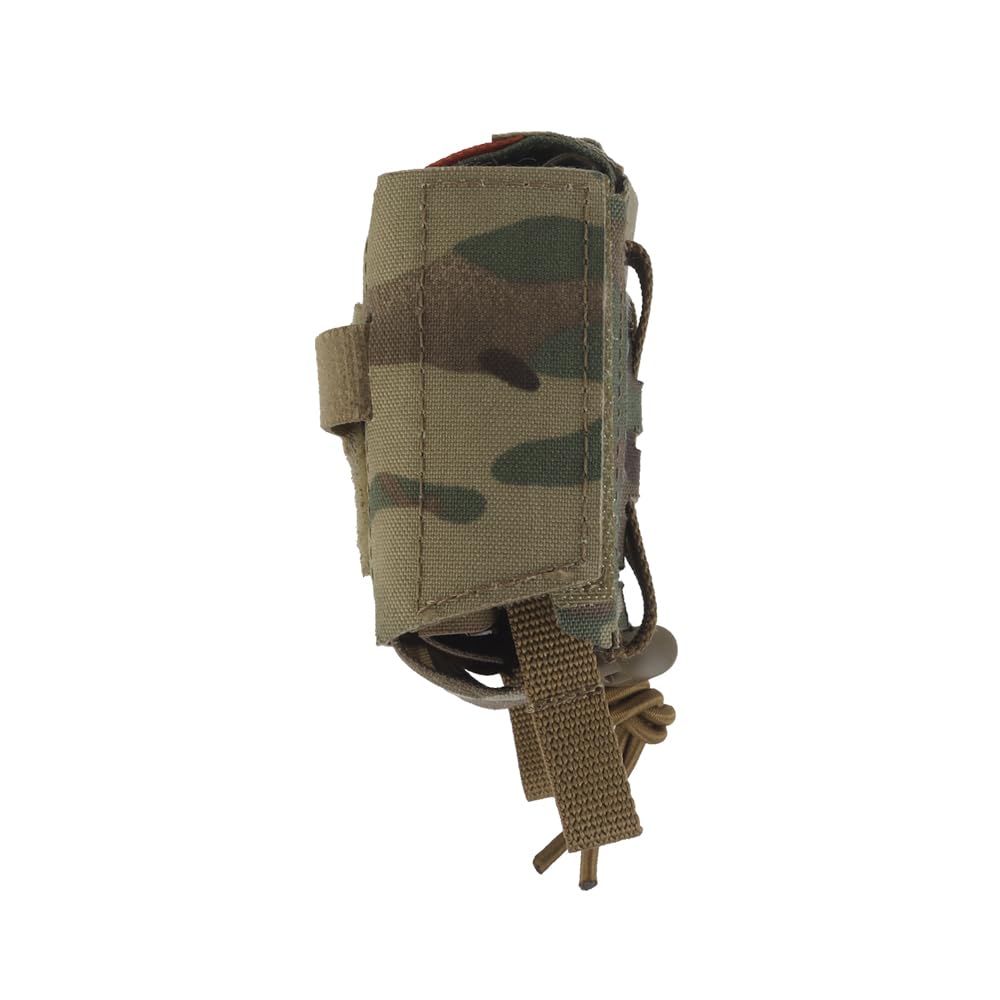 [PHOENIX IKKI] Compact, Removable Inner Bag, Molle Compatible, Belt Loop, Disaster Preparedness, First Aid, Emergency, Medical, Emergency Pouch Bag, C