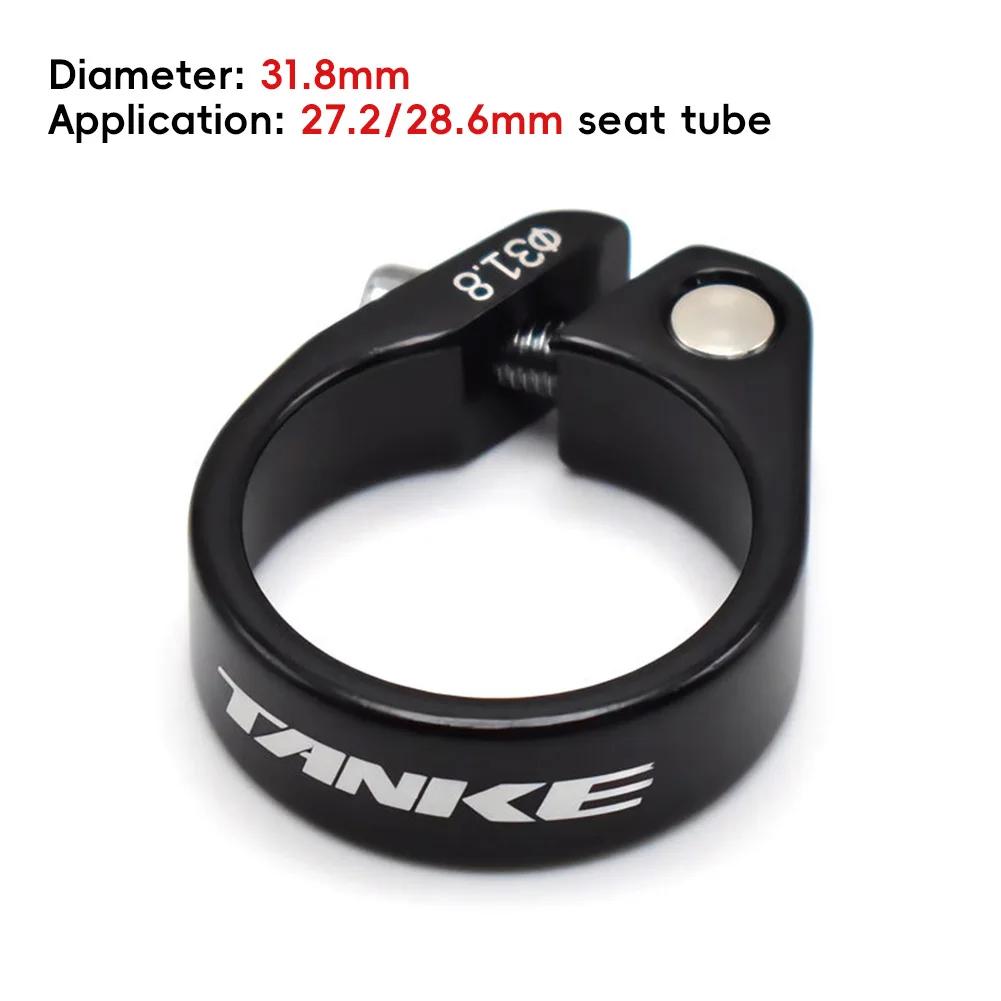 28.6/31.8/34.9mm Bicycle Seatposts Clamps Mountain Bike Seat Posts Clamp Clips Quick Release Aluminum Alloy Seat Tube Clamp