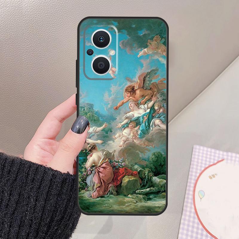 Renaissance Art Painting Funda For OPPO Reno 12 14 13 11 10 Pro 11F 12F 13F 14F 7 8 Lite OPPO Find X6 X5 X8 X9 Pro Case