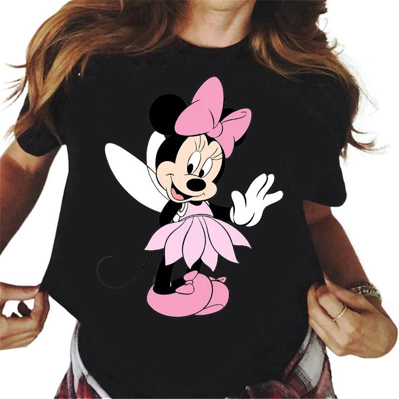 Oversized Unisex T Shirts Cartoon Print Ladies Clothes Cute T Shirts Short Sleeve Tops Y2k Harajuku