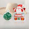10Pcs Christmas Plastic Candy Bags Snowman Santa Claus Socks Gloves Gift Cookie Bags Christmas Party Favor Gift Decor Supplies