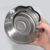Stainless Steels Outdoor Hiking Kettles Pot Cookware Camping Kettles Stovetop Whistling Teapot Camp Teas Coffee Pot