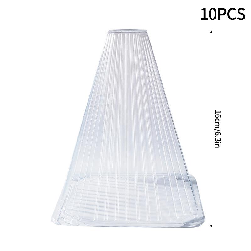 10/20Pcs Conical Protective Cover Plants Seedlings Cover Reusable Nursery Lid Cold Proof Prevent Birds Planting Nursery Tent