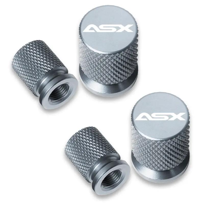 For Mitsubishi Asx Car Wheel Tire Valve Caps Tyre Stem Covers Airdust Waterproof Accessories