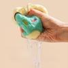 Cartoon quick-drying hand towel, made of soft absorbent coral fleece, with a hanging ring, suitable for cute kitchens and bathro