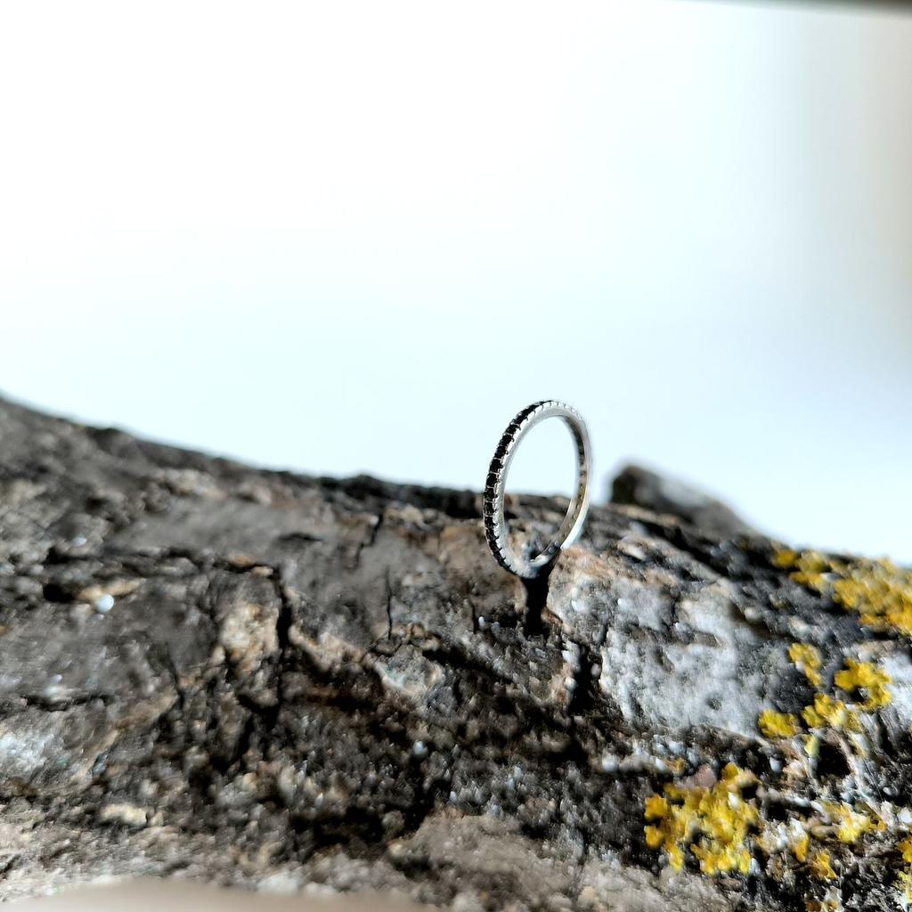 Silver Ring with Cubic Zirconia, Product Weight 1.45 G (2160878)