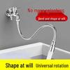 Universal Rotatable Kitchen Sink Faucet Extension Hose - Pressurized & Anti-Splash Spout
